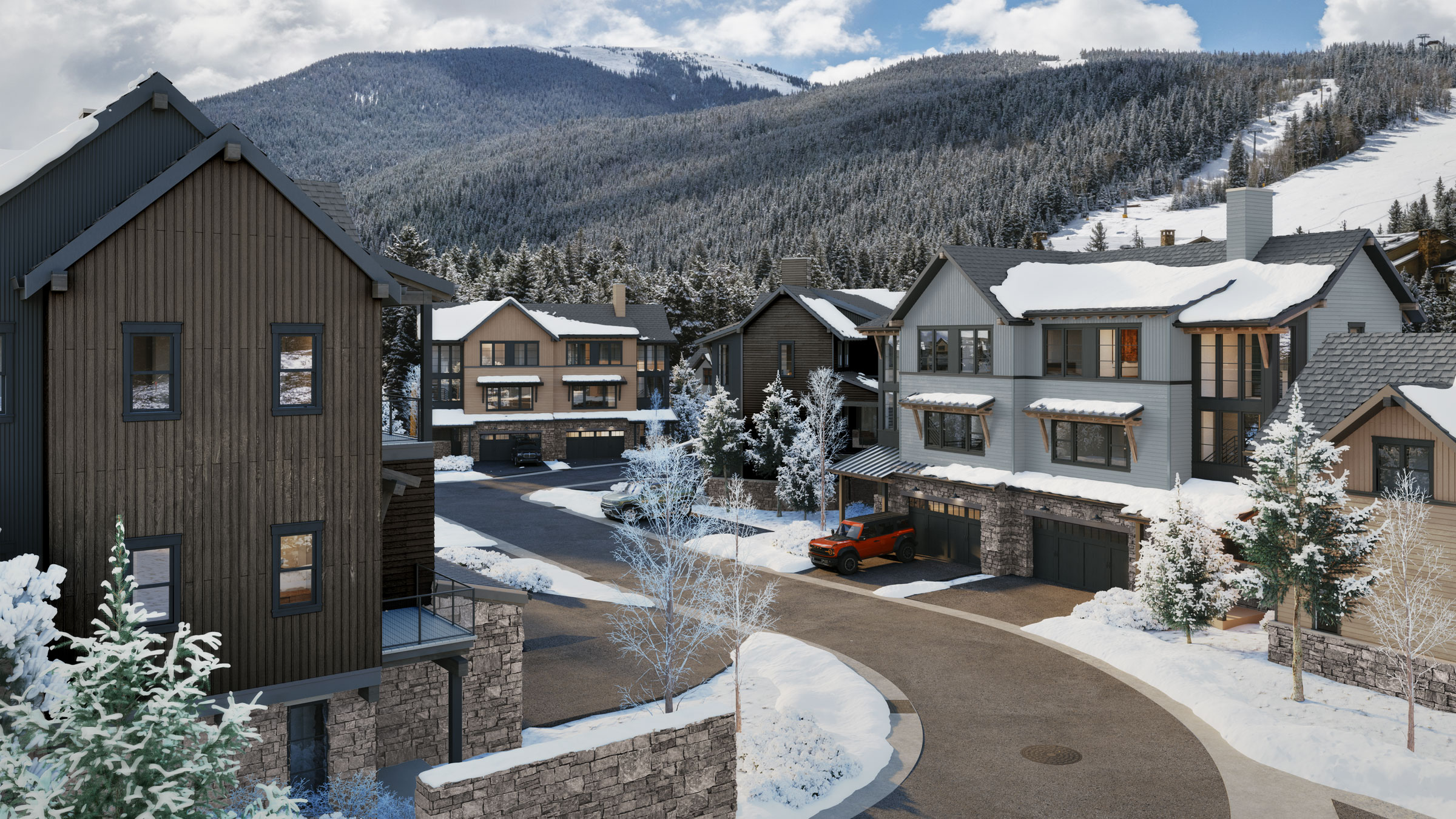 Alcove is a peaceful retreat just moments from ski lifts and the village center.