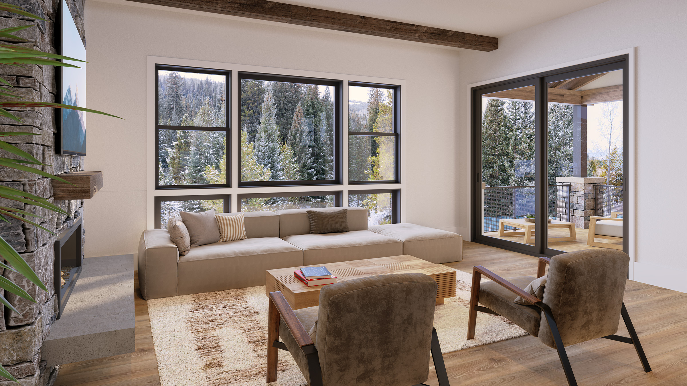 Alcove is a quiet niche located next to the wetlands of the Snake River.